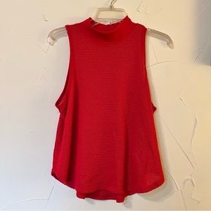 H.I.P. Sleeveless Red Top - Size Large